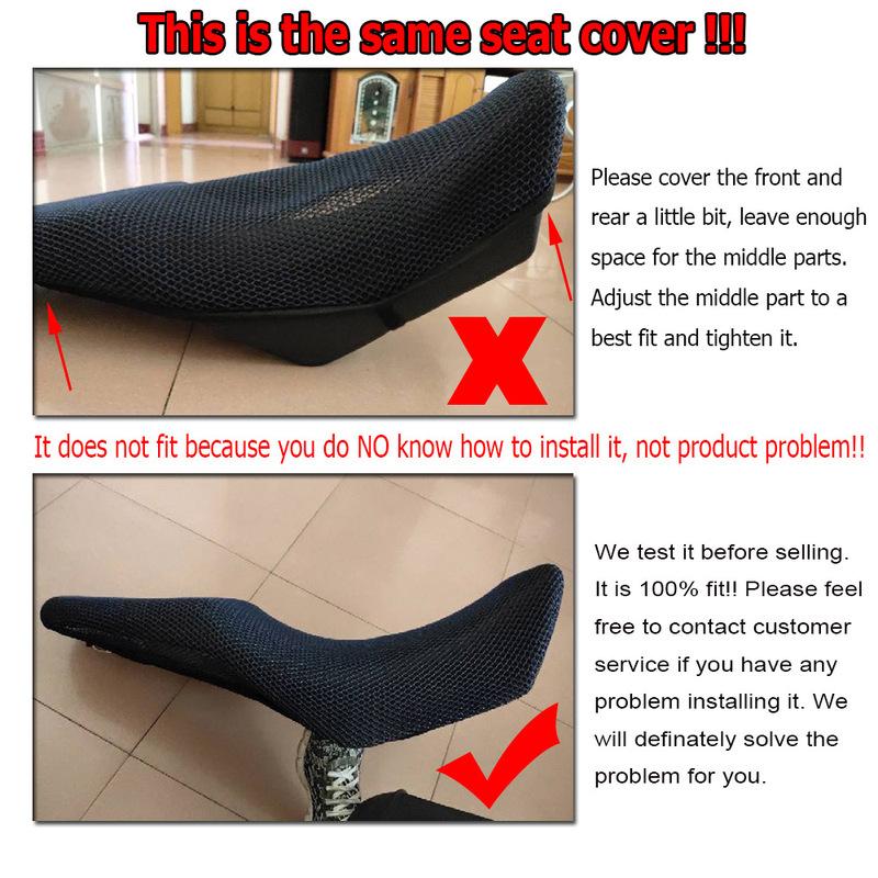 For BMW C400X C400 X 2018-2022 Rear Seat Cowl Cover Waterproof Insulation Net 3D Mesh Net Protector Motorcycle Accessories