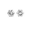 Jewelry PT900 Diamond Earrings Color Diamond 6 Prong Type [Diamond World] Women's 0.40ct F/G