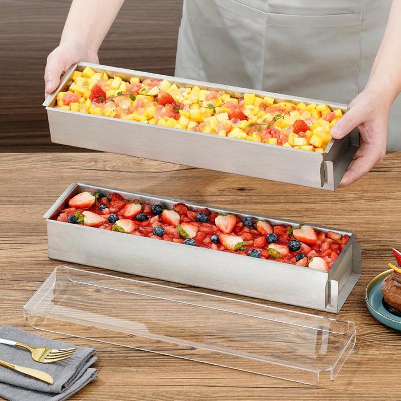 Tiramisu Muffin Pan Stainless Steel Cheesecake Pan Baking Mould Rectangle Cake Pan For Birthday Cake Cake Bread Chiffon Tiramisu