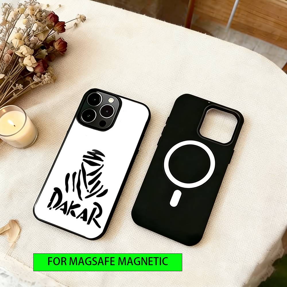 R-Rally x D-Dakar Style Phone Case For iPhone17,16,15,14,13,12,11 Plus,Pro Magnetic For Magsafe Wireless Charging
