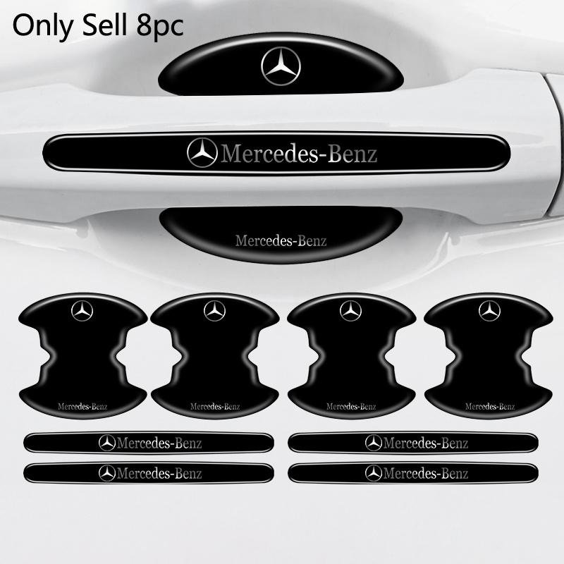 For Benz y1Hub Cap Car Door Handle Bowl Protective Stickers Anti-collision Accessories For Mercedes Benz A C E S G Class GLC CLE CLA GLB GLS W177