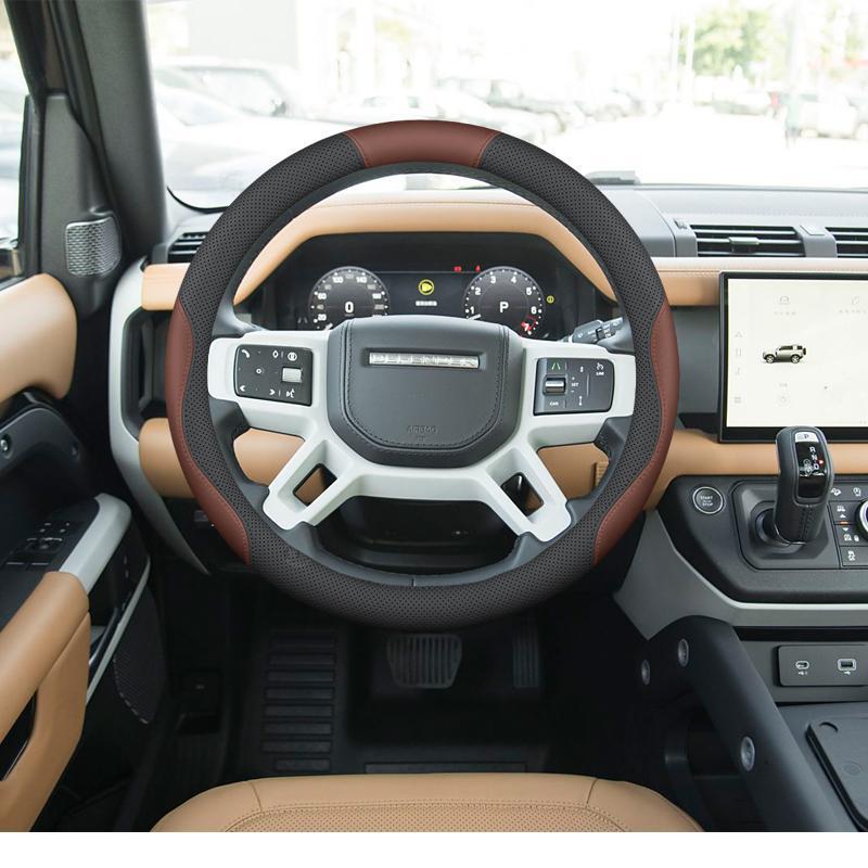Steering Wheel Cover for Range Rover Evoque, Velar, Defender, Discovery Sport, and New Energy Models