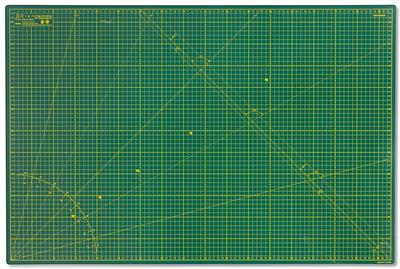 Коврик для резки Elan Cutter, товары для рукоделия, двухсторонний, A1 90 x 60 см, зеленый, для домашнего и коммерческого использования