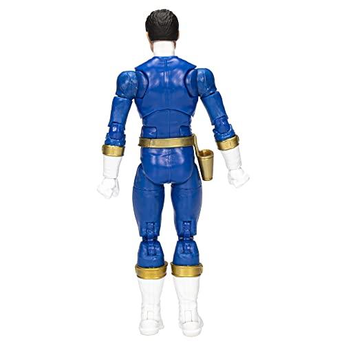 Power Rangers Lightning Collection Lightspeed Rescue Синий Рейнджер 6-дюймовая Премиальная Коллекционная Фигурка Игрушка с Аксессуарами, для Возраста от 4 лет