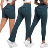 European-American High Waist Elastic Peach Butt Leggings - Quick-Dry Yoga, Running & Fitness Pants with Hip Lifting Button.