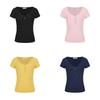 Queen White Vneck Short Sleeve T Shirt For Summer Casual Women