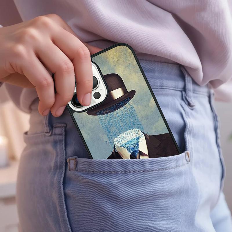 Rene Magritte Phone Case For iPhone 17 Air 15 16e 14 13 Pro Max Coque 12 11 Pro Max PLUS cover
