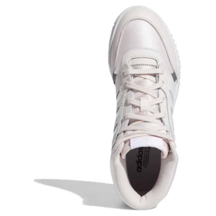 adidas Оригинальные кроссовки Originals Drop Step, удобные, универсальные, нескользящие, прочные, легкие, высокие, для скейтбординга, женские, бежевые, EE5230