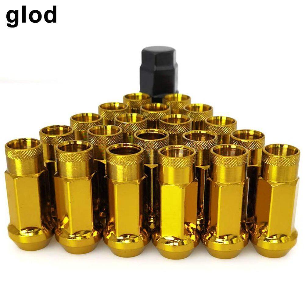 20 шт./компл. гайки с проушинами M12x1,25/M12*1,5, гайки для колес с открытым концом, коническое сиденье «желудь», кованые контргайки, гоночные гайки, 20 комплектов