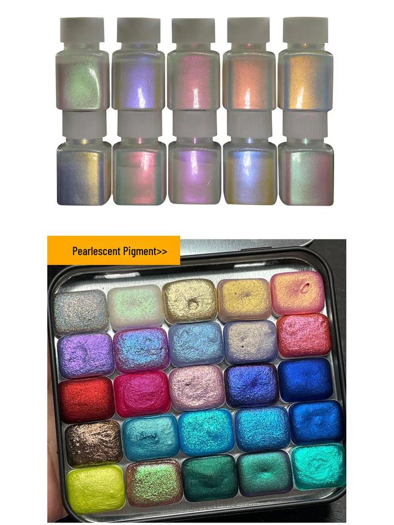 Slime Magic Pearlescent Gold Mica Glitter Powder for Paint & Plastic