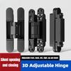 3D Регулируемые Скрытые Дверные Петли Гостиничная Складная Дверь Внутреннее и Наружное Открывание Скрытый Дверной Доводчик Аппаратные Принадлежности