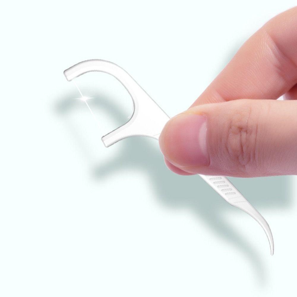 Floss Container Automatic Case Floss Pick Dispenser Teeth Floss Storage Box Teeth Flosser Stick