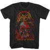 Мужская футболка Slayer South of Heaven Музыка Классика Концерт Рок-группа Футболка Черная Унисекс