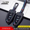 Чехол для ключа BMW Series для женщин: Подходит для 3, 5, 7 серии, X3-X6 с лезвием, 320Li; Модная сумка для ключей с пряжкой.