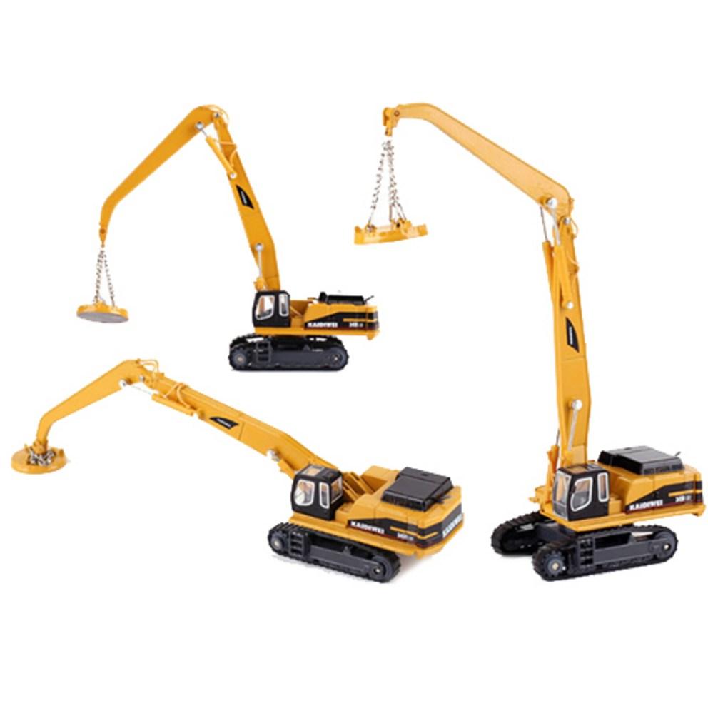 KDW 625010 Литая модель экскаватора на колесах, тяжелая строительная техника