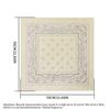 1Pc Paisley Cashew Flower Square Scarf Hip Hop Outdoor Riding Bandana Headscarf