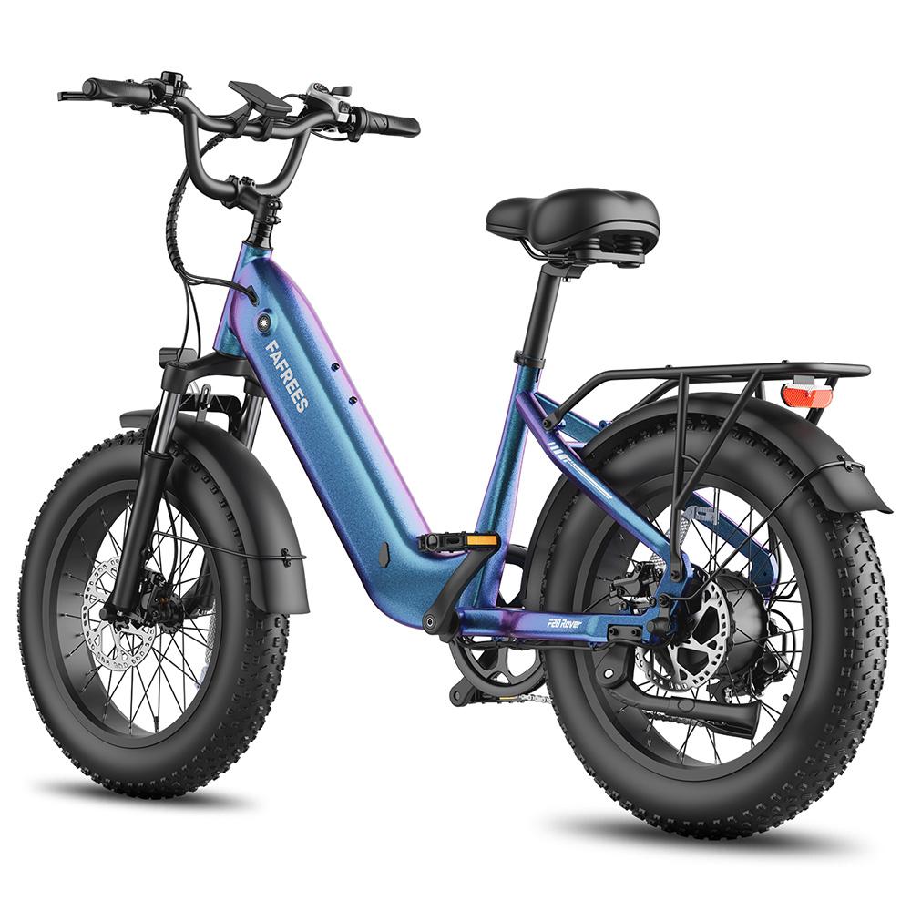 Electric Bicycle Fafrees F20 Rover 250W Motor Top Speed 25km/h 20"Fat Tire City Electric Bike 48V 20AH LCD Display 7 Speed Max Load 150Kg
