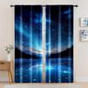 2 шт., Сценические шторы с принтом «Полярная ночь, Аврора», Прочная ткань из 100% полиэстера, Без электричества, Подходят для украшения вечеринок