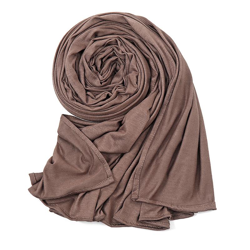 175*80cm Big Size Modal Cotton Jersey Hijab Scarf Long Muslim Shawl Plain Soft Turban Headscarf Wraps For Women Islamic Headband
