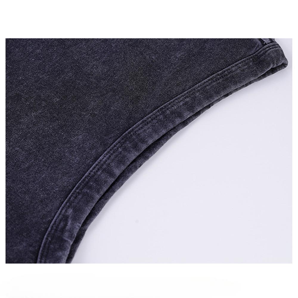 Мужские моющиеся однотонные топы на бретелях с круглым вырезом, летние свободные футболки без рукавов в стиле ретро, ​​уличные базовые простые мягкие хлопковые топы для отдыха