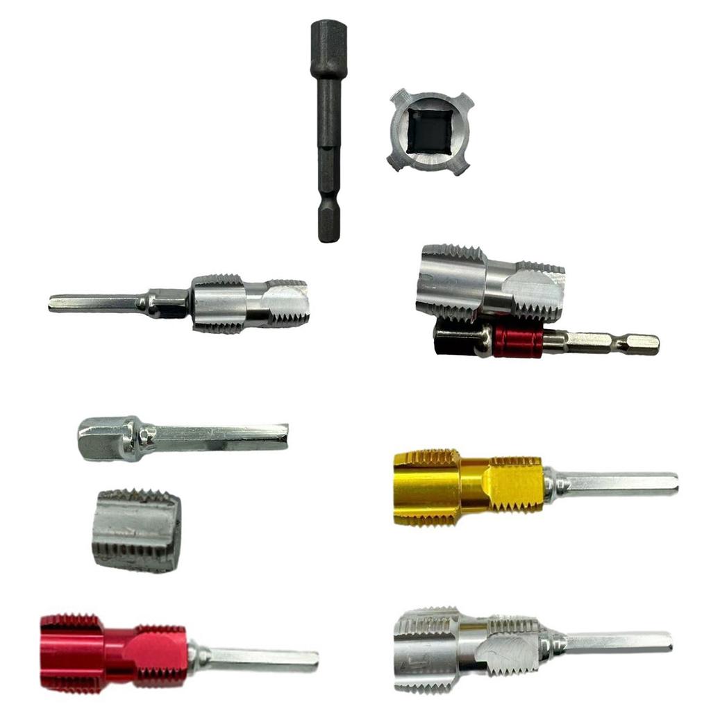 6,35 мм шестигранный адаптер для расширения водопроводной трубы, адаптер для электрической дрели для водопроводной трубы 1/2 3/4 дюйма, детали электроинструмента