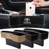 Car Seat Organizer Crevice Storage Box Gap Slit Car Accessories For Corolla Yaris Chr Auris RAV4 Camry Highlander