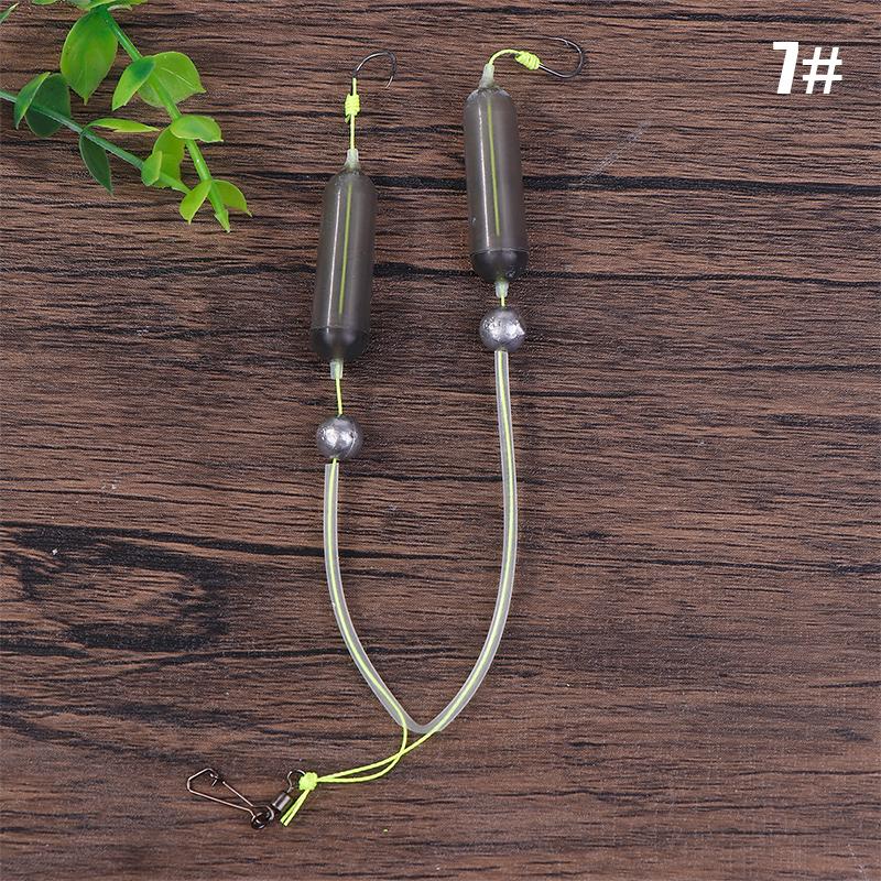1 шт. Основа против разделения Рыболовный крючок Двойной крючок Для рыбалки на живую наживку С двойными бородками для удержания наживки Высокоуглеродистая сталь