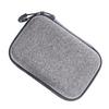 AI Voice Recorder Travel Case Water Proof EVA Shockproof Foam Large Capacity Carrying Bag for PLAUD NotePin Grey