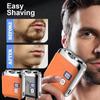 LCD Display Mini Electric Shaver Powerful Motor Men's Beard Trimmer  Gift For Men