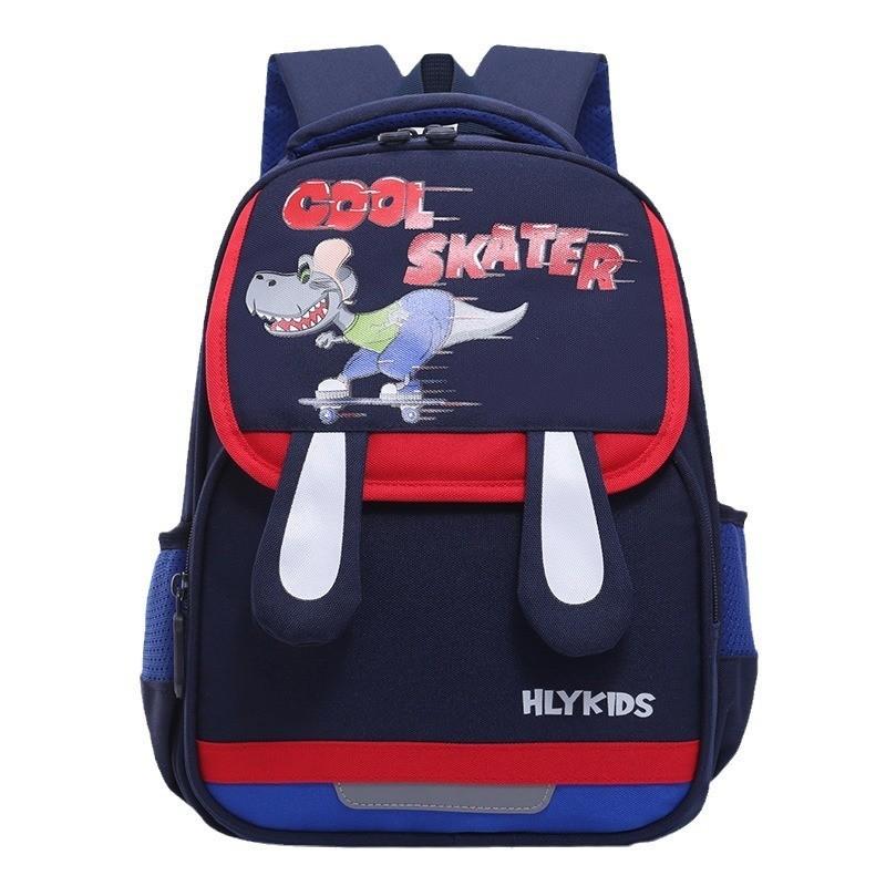 Adorable Unicorn Backpack For Kids Lightweight Cartoon Dinosaur Design School Bag