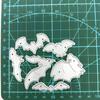 Хэллоуин Летучая мышь Углеродистая сталь Вырубные штампы Трафареты DIY Скрапбукинг Фотоальбом Тиснение Изготовление Вырубные штампы для открыток