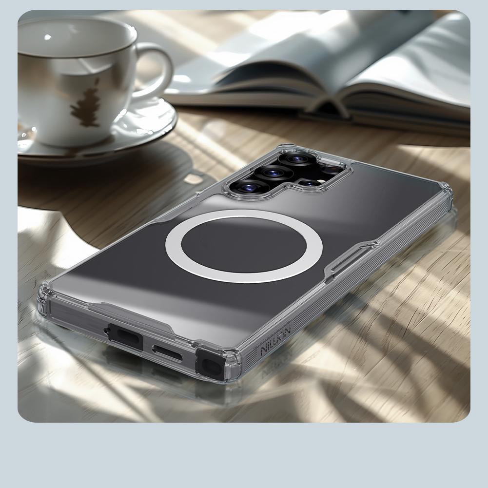 NILLKIN Для Nillkin для Samsung Galaxy S25 Ultra Phone Case Nature TPU Pro Magnetic Back Cover Slim Silicone Case