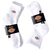 Dickies Crew Socks with Embroidered Logo and Pile Available In White and Pack Embroidered Men's 3-Pair Bottoms, Black, Mid-Length, 3-Pair (Logo