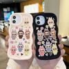 Painted Pattern Big Wave Edge Soft Silicone Material Macaron Phone Case Shockproof Protective Rubber Casing for OnePlus Vivo Motorola Moto