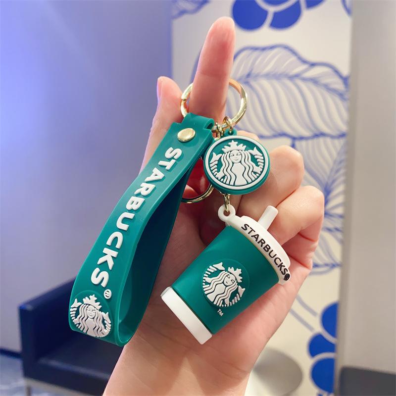 Креативный брелок для чашки молочного чая, милый брелок с куклой-медвежонком, подвеска для сумки, подарок из кукольного автомата