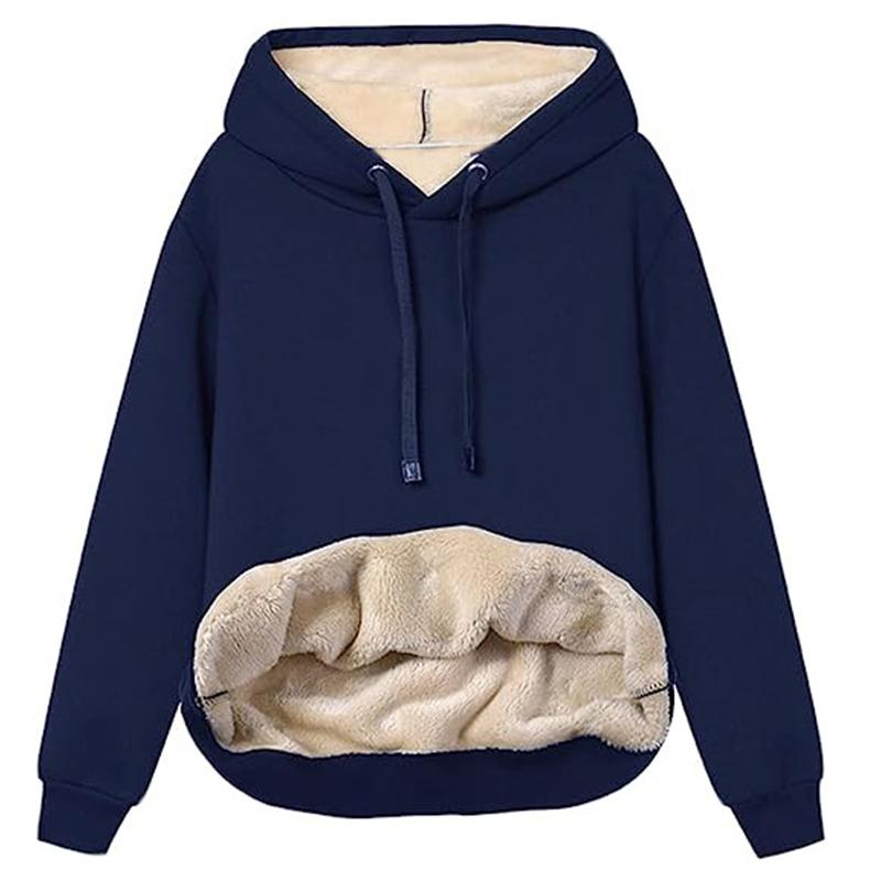 Осень и зима, новый женский плюшевый утепленный свитер с капюшоном, спортивная куртка-свитер
