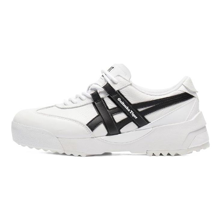 ONITSUKA TIGER Делегация EX Удобные Круглый носок Устойчивые к истиранию Низкие Повседневная обувь Унисекс Белый 1183A559-109