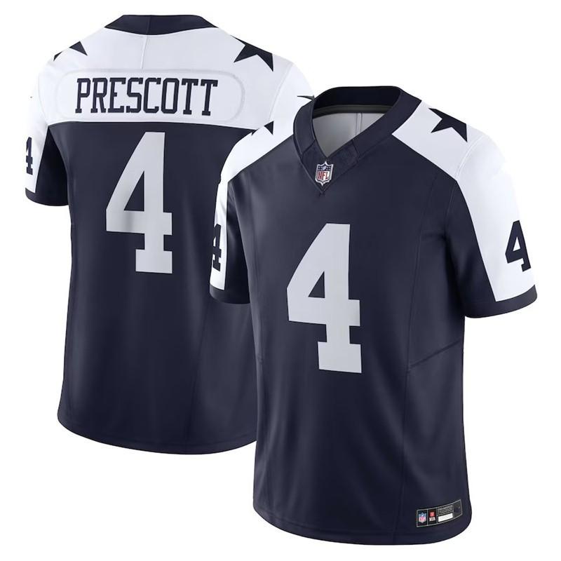 Dallas Cowboys 4 Prescott Football Jersey Men Sports Training Running Wear