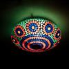 Mosaic Pattern Handrafted Colourful Glass Ceiling Light
