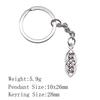 Back To School Personalized Keychains Celtic Hexagram Key Ring Audience Key Ring Material