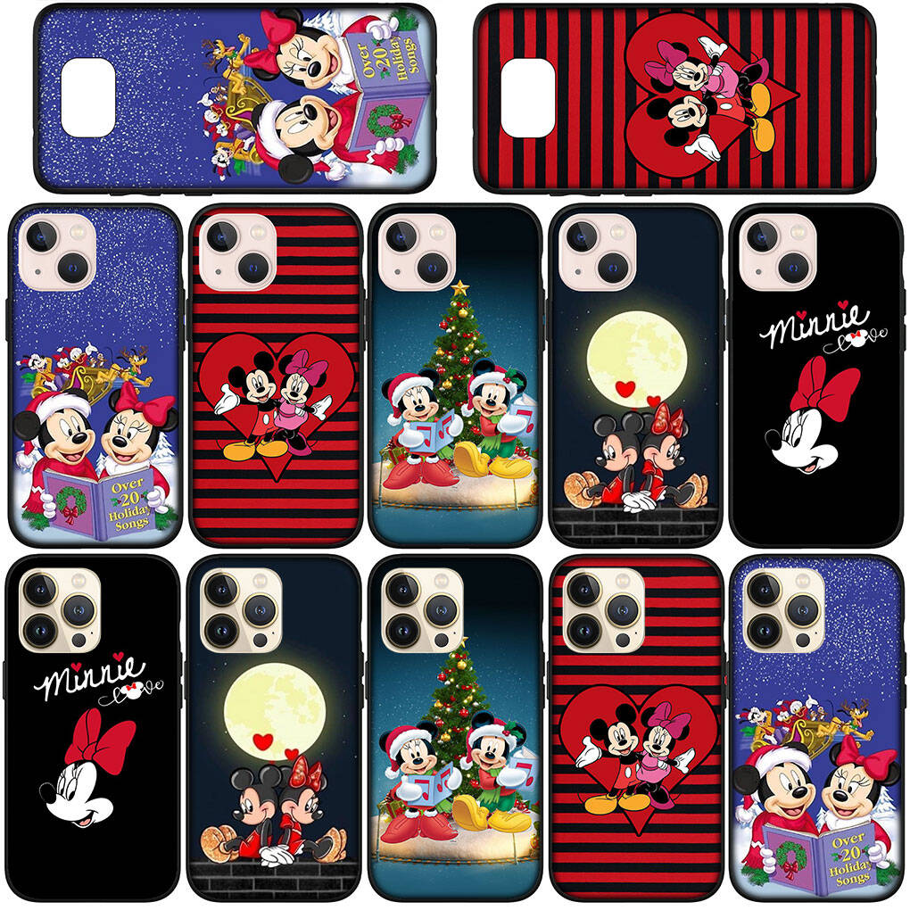 Чехол для телефона для iPhone 17 16 15 Xiaomi Poco F8 F7 X7 X6 M8 C85 C75 C71 Redmi Note 14 13 12 11 Pro Max A4 14C 13C 15C Мультяшный Микки Маус Минни Чехол