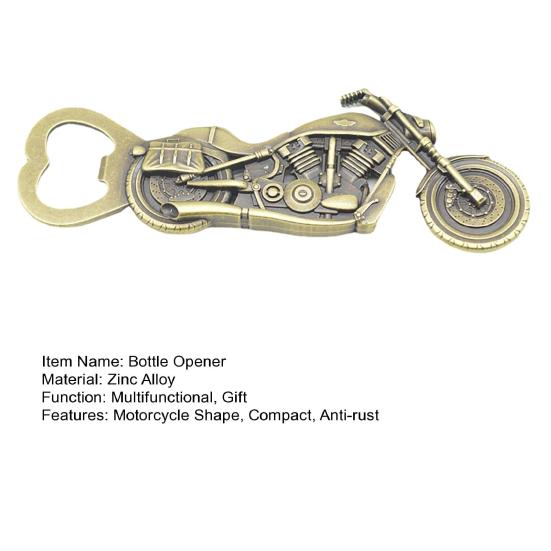 Креативная имитация ретро мотоциклетная открывалка для бутылок из цинкового сплава открывалка для пива на день рождения, Рождественский фестиваль, подарок