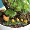 Миниатюрные украшения для дома Кукольный домик Фигурки семьи кур Модели сельскохозяйственной птицы Курица Цыпленок Микроландшафт