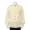 Men Ruffled Stand Collar Long Lantern Sleeves Pirate Cosplay Shirt Medieval Clothes Gothic Vintage Top