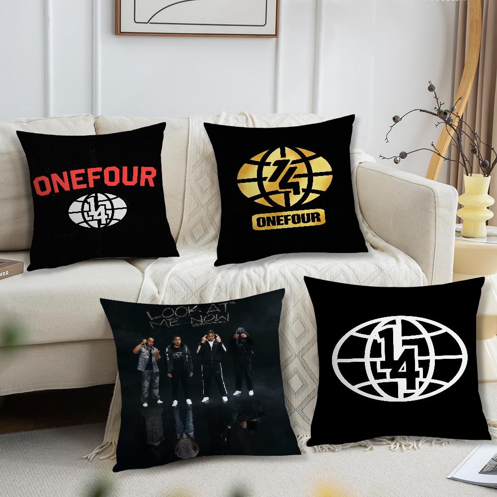 Onefour Hip Hop Rapper cushion cover Pillow Case Square Cushion Room Bedroom Headboard Sofa Living Backrest Nap Time