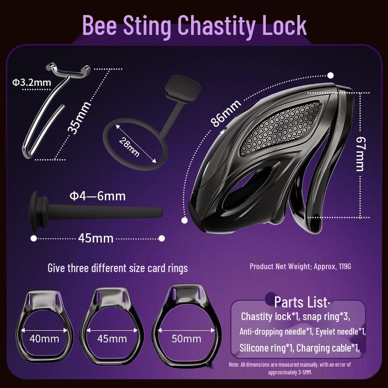 LOCKINK CB Electric Shock Chastity Training Toy