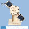 1/2 комплекта DIY набор для моделирования искусственного солнечного спутника, обучающая деревянная головоломка ручной работы, модель спутника, детские проекты по исследованию науки, STEM, игрушка для космоса