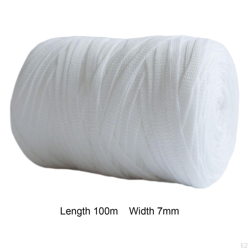 Трикотажная пряжа спагетти декор вязание крючком ткань толстая ткань для подушки кровать для питомца