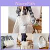 Trendy Korean Dot Pattern Shoulder Bag With Spacious Design Ideal For Everyday Use