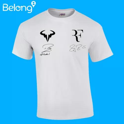 Roger Federer X Rafael Nadal Signature Shirt Roger Federer Funny Tshirt Tee Unisex T-Shirt